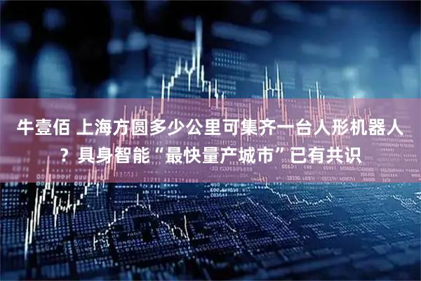 牛壹佰 上海方圆多少公里可集齐一台人形机器人？具身智能“最快量产城市”已有共识